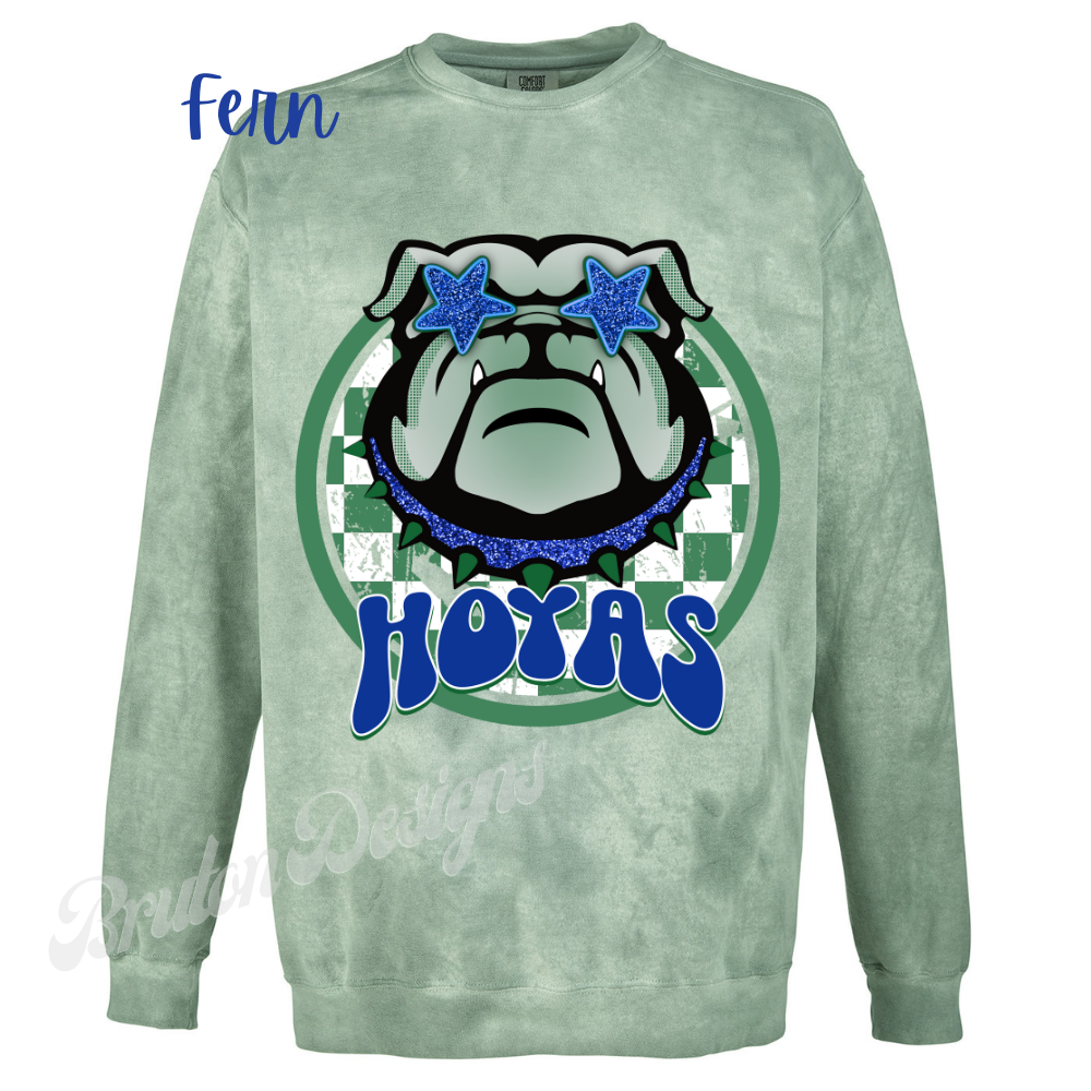 Harrison Hoyas Preppy Vibes Crewneck