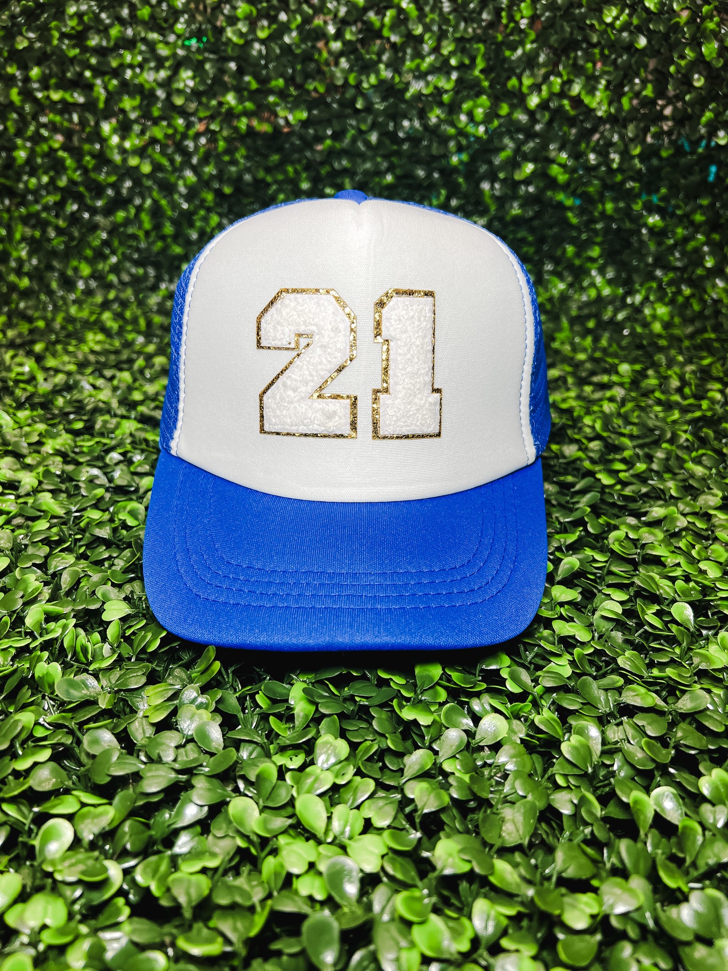 Personalized Leather Patch Hat