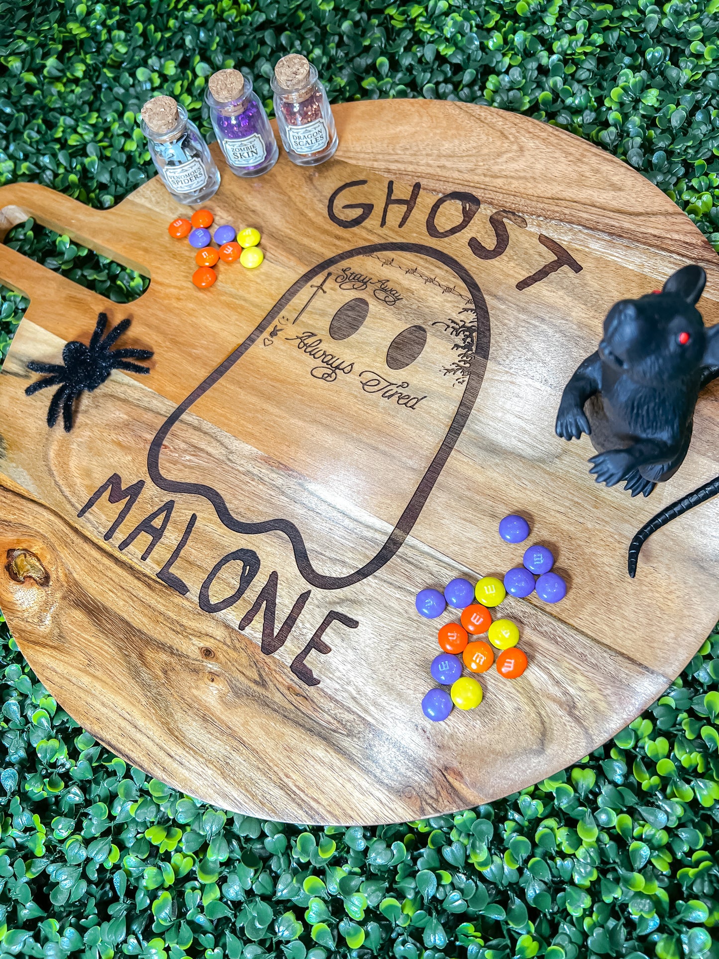 Ghost Halloween Cutting Board