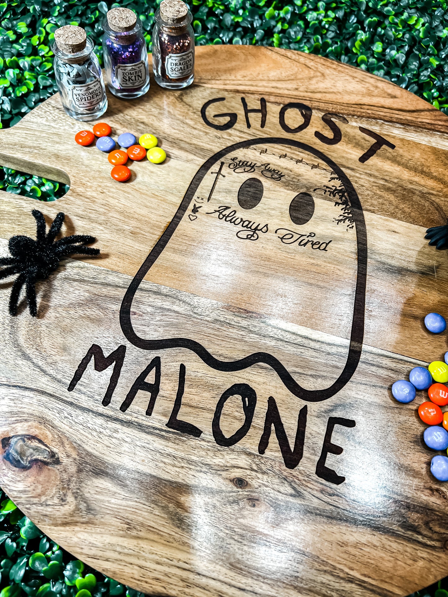 Ghost Halloween Cutting Board