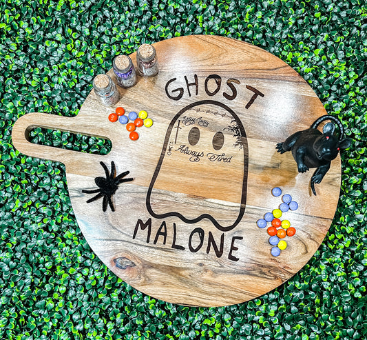 Ghost Halloween Cutting Board