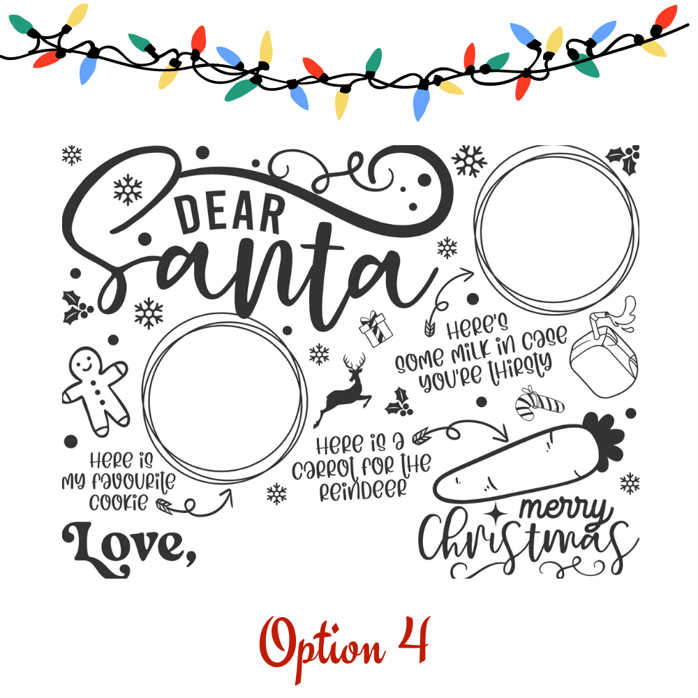 Personalized Christmas Eve Santa Tray